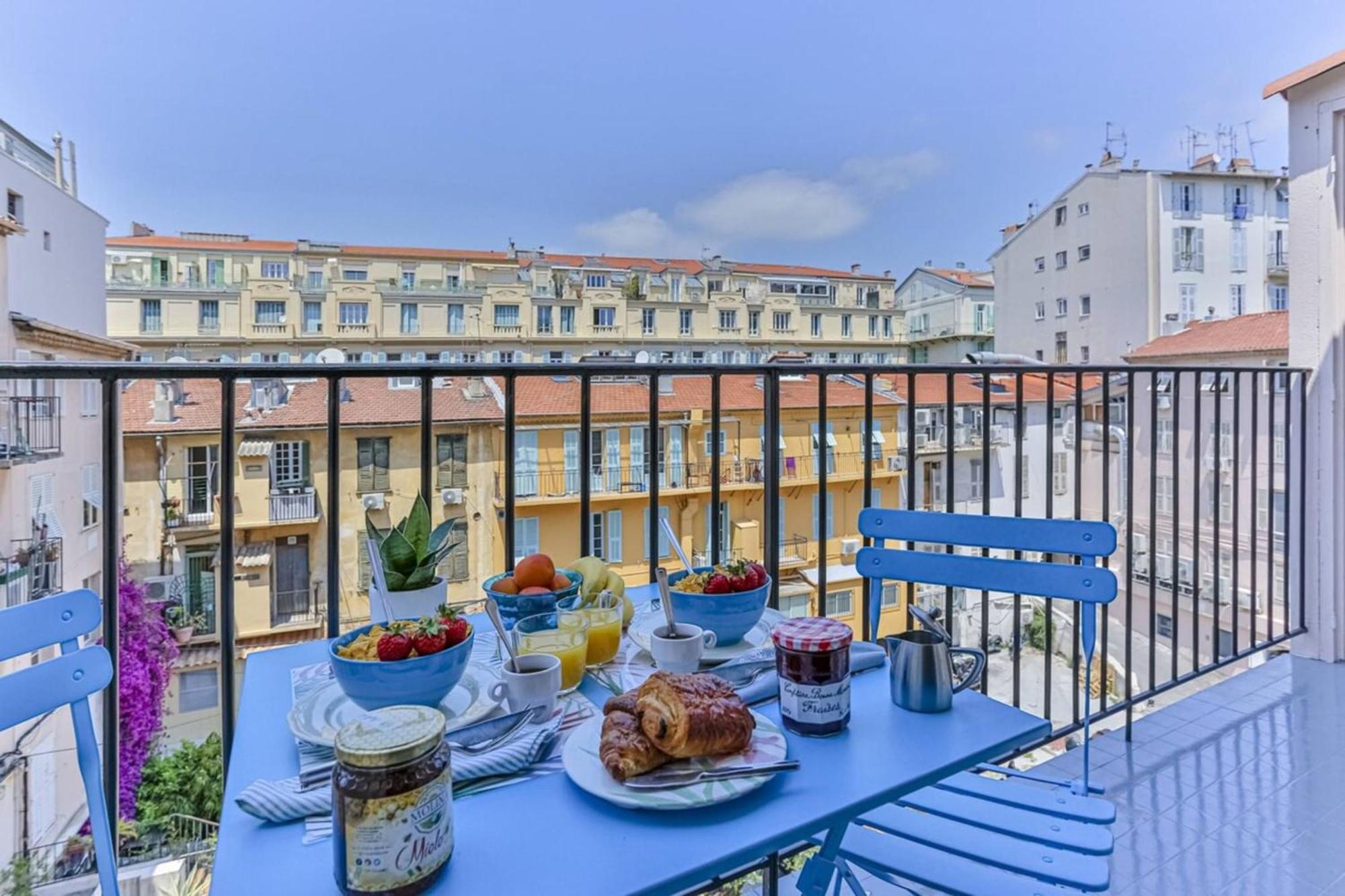 דירות ניס Massena Cours - Terrasse - Zone Pietonne מראה חיצוני תמונה